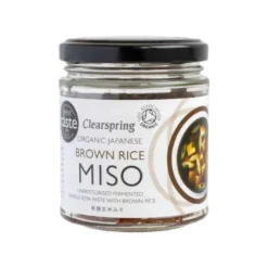 Clearspring Brown Rice Miso - Økologisk Upasteuriseret Brun Ris Miso 150g