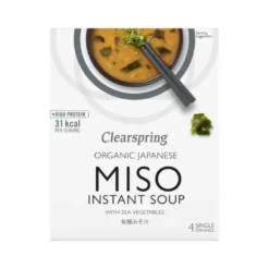 Clearspring Instant Miso Suppe Original Miso Wakame Økologisk