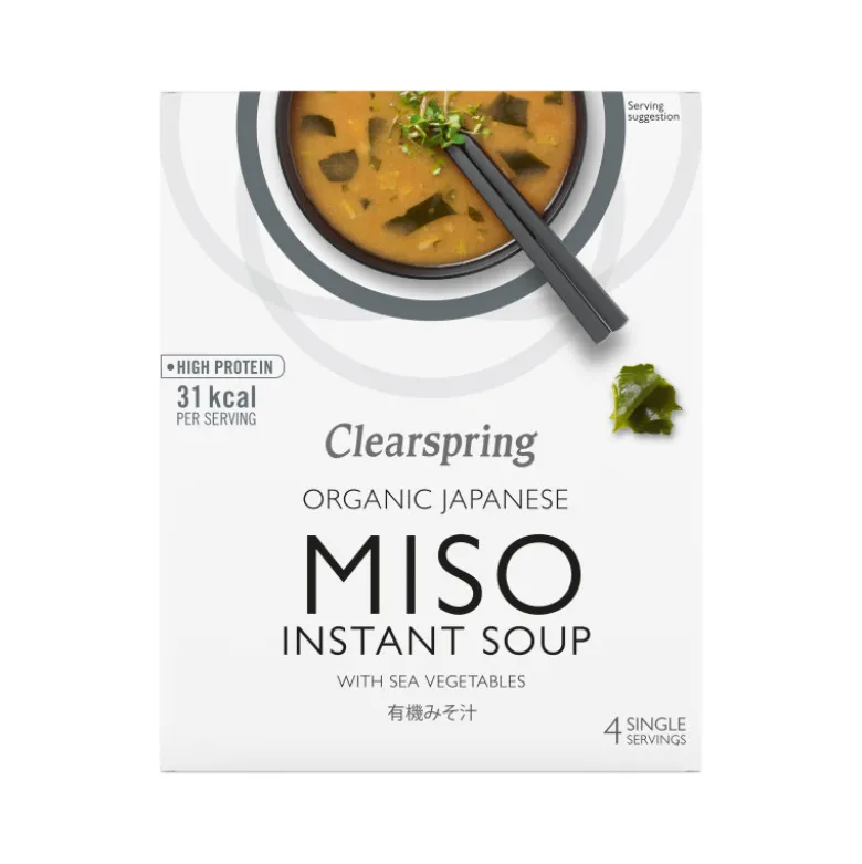 Clearspring Instant Miso Suppe Original Miso Wakame Økologisk