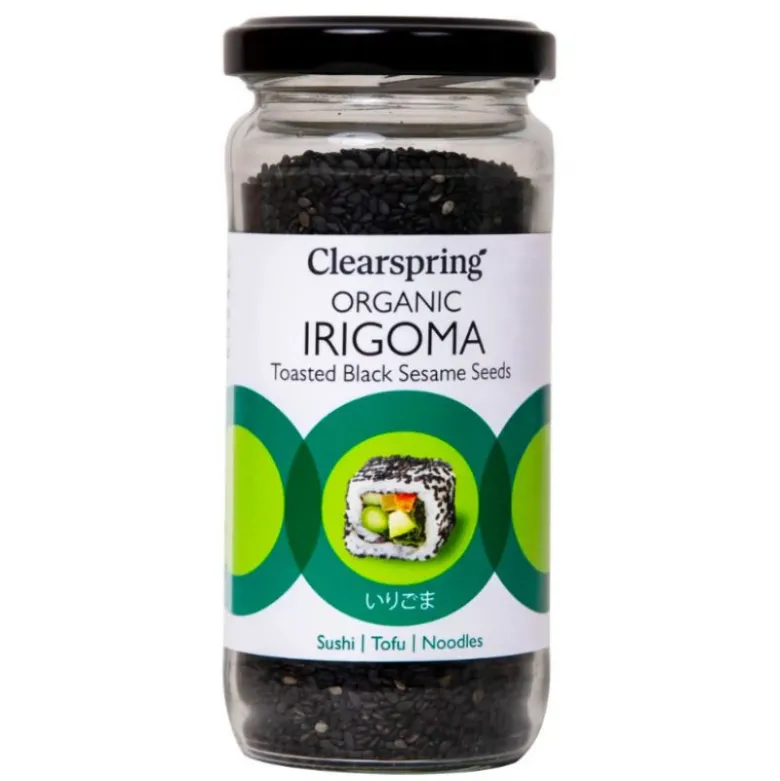 Clearspring Irigoma Økologisk Ristet Sort Sesam 100g