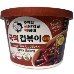 Cook Tok Big Cup Tteokbokki Spicy Jjajang Halal 135g