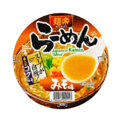 Hikari Menraku Cup Miso Ramen Instant Nudler