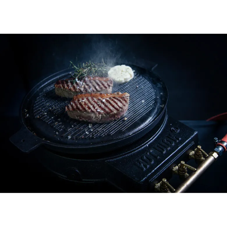 HOT WOK Grillpande Støbejern 32,5cm
