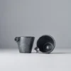 Japansk Keramik Kande til Soja & Sake 120ml Artisan Sort