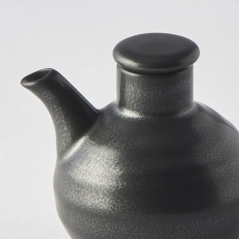 Japansk Keramik Kande til Soja 120ml Mat Sort