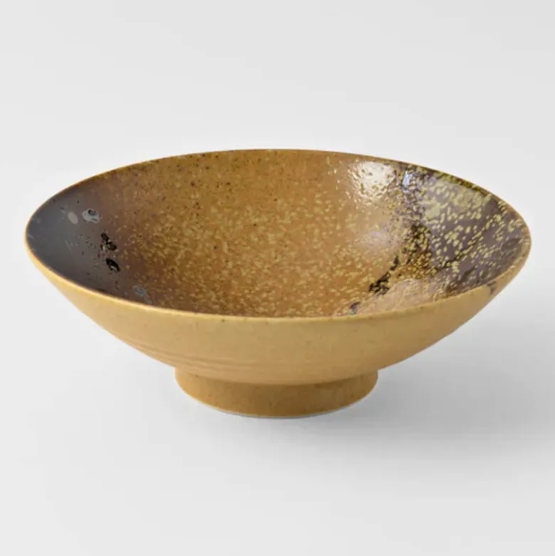 Japansk Keramik Ramen Skål 25cm Wabi Sabi