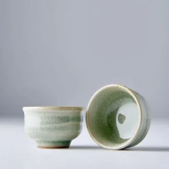 Japansk Keramik Sake Kop 35ml Celadon Ochoko