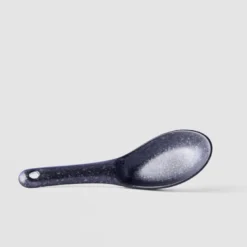 Japansk Keramik Suppeske 15cm Mat Sort