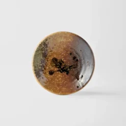 Japansk Keramik Tsukemono Tallerken 13,5cm Wabi Sabi