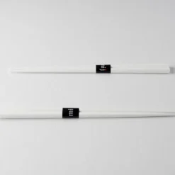 Japansk Spisepinde Sæt 23cm Hvid Lak