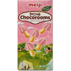 Meiji Kinoko no Yama Jordbær Chokolade Kiks