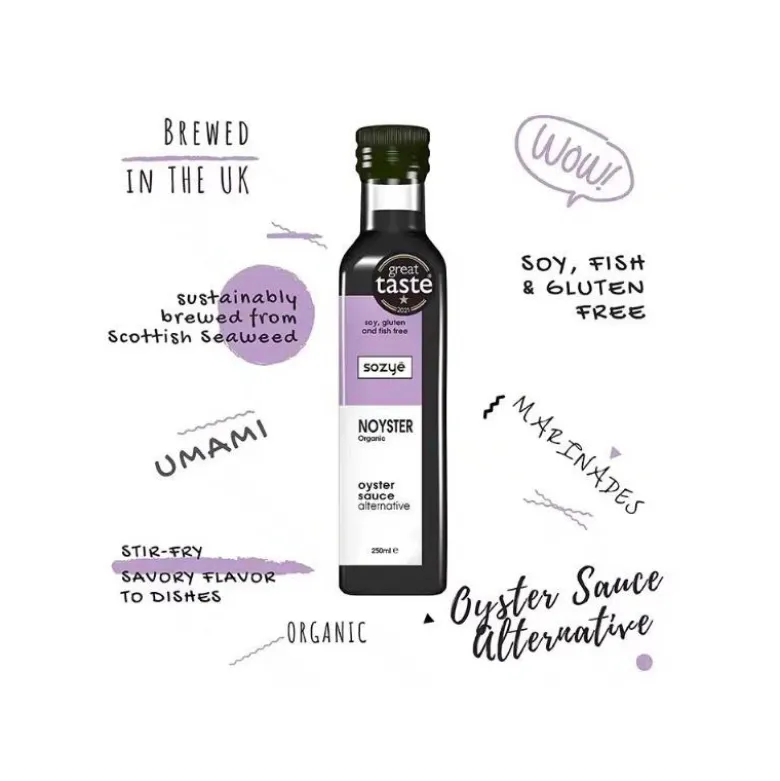 Sozyë NOYSTER Sauce 250ml - Økologisk Glutenfri og Sojafri Sauce