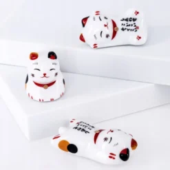 Spisepindeholder Lykkekat 5cm 1 stk. - Flere Designs