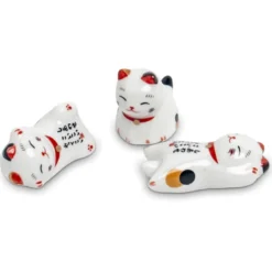 Spisepindeholder Lykkekat 5cm 1 stk. - Flere Designs