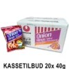 STOP MADSPILD (BEDST FØR 27/11/25) - KASSETILBUD - Nongshim Hot & Spicy Chili Onion Rings Snack