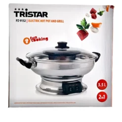 Tristar 2-i-1 Hot Pot & BBQ Grill Set PZ-9152