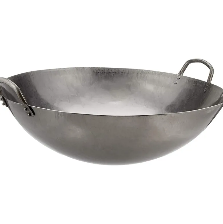 Wok Pande Carbon Stål Kantonesisk 45cm