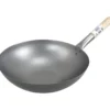 Wok Pande Carbon Stål Rund Bund 35cm